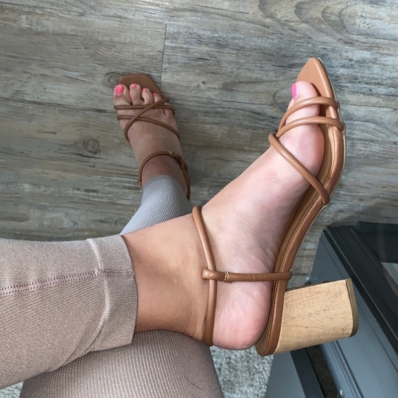 Bamboo heeled sandals - Picture 2 of 4